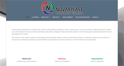 Desktop Screenshot of novarplast.com